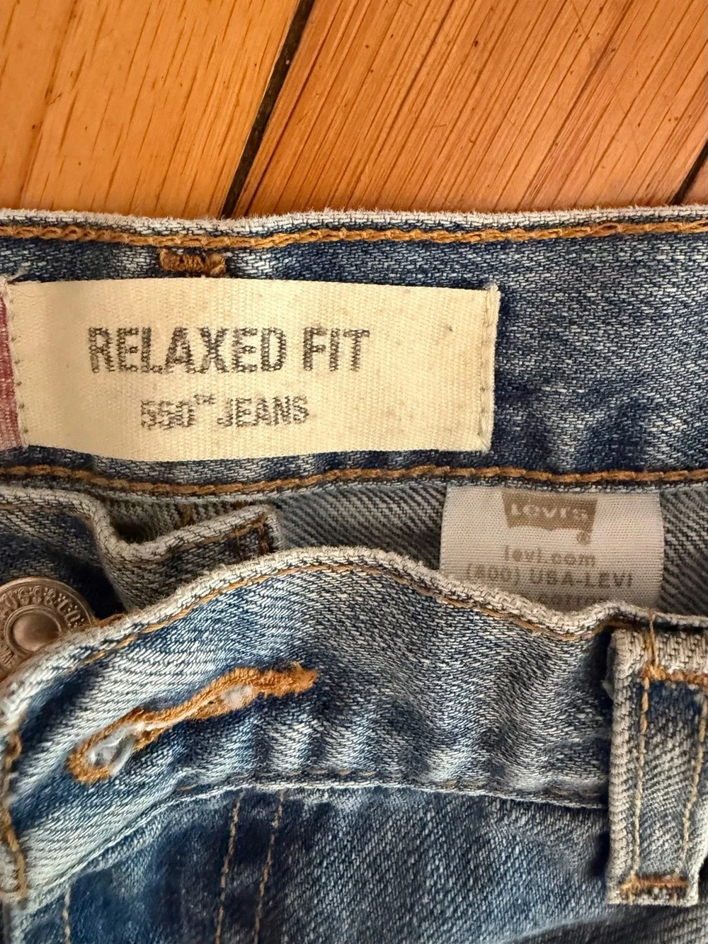Levi 505 Jeans Relaxed Fit Classic Light Blue Men's Sz. W36 L36